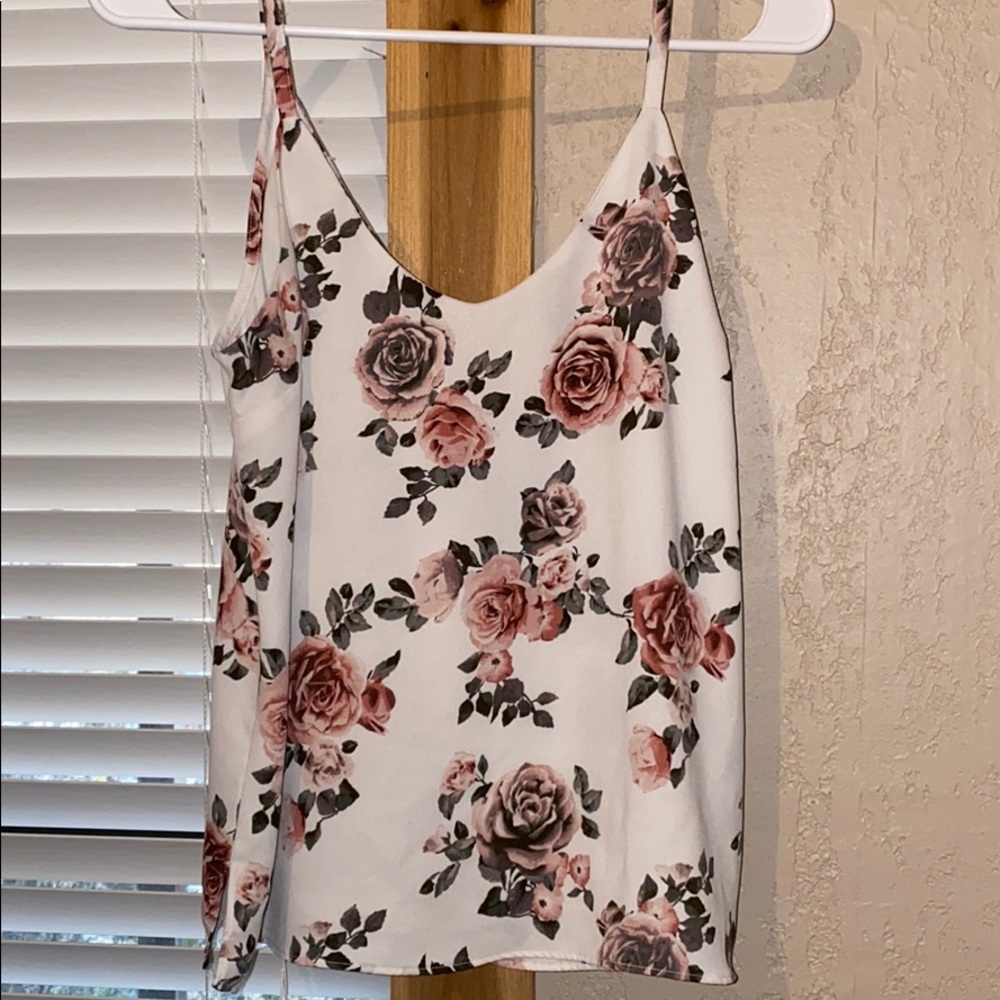 Floral tank top